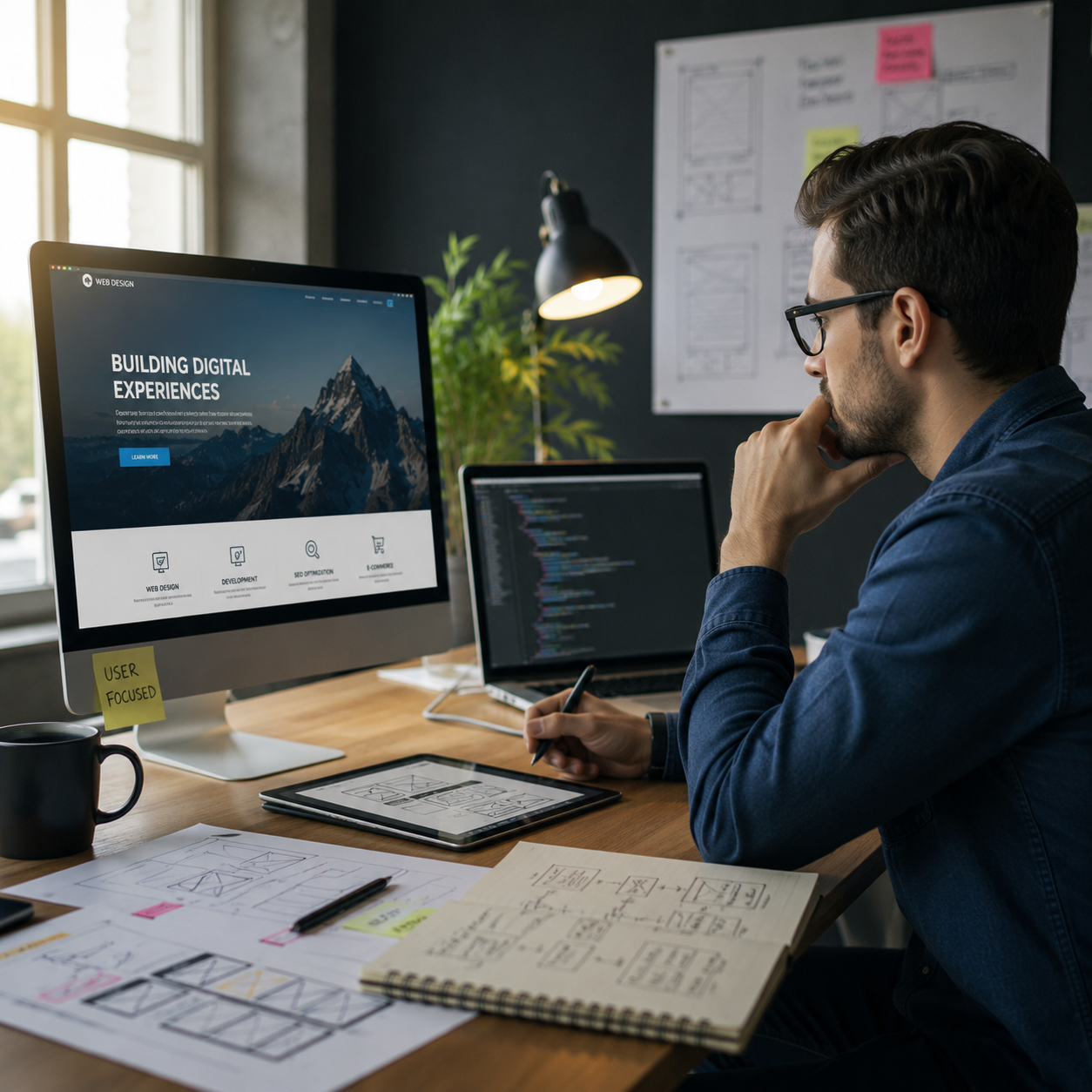 Web design team